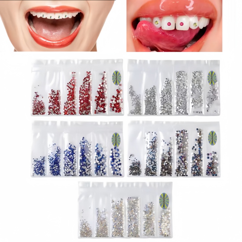Tooth Gem Kit - 1 conjunto de decoração de pedras