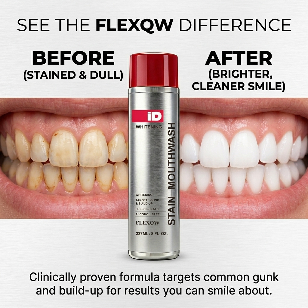 Teeth Whitening With Peroxide - Enxaguante Bucal Clareador Hismile ID 237ml,