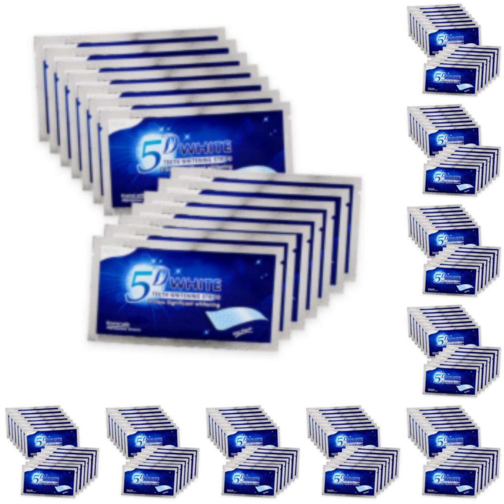 Teeth Whitening Effects - 70/140 pares 5d tiras de clareamento