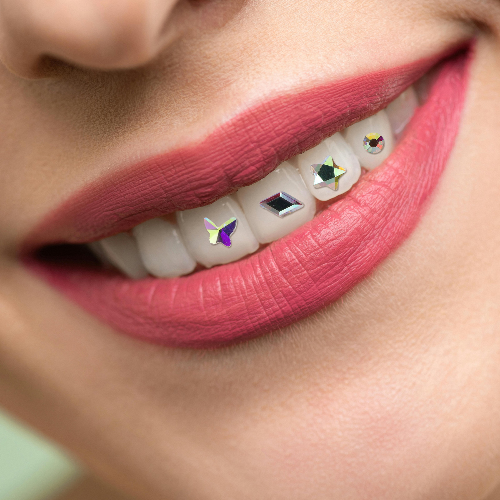Tooth Gem Kit - 1 Conjunto Completo de Gemas Dentais,
