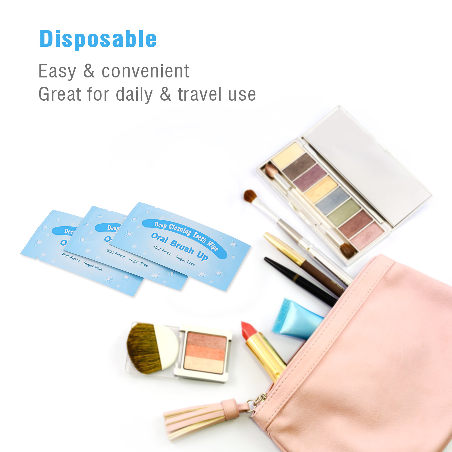 50 pçs/set descartável dentes  - Teeth Whitening Brush avaliação e preço