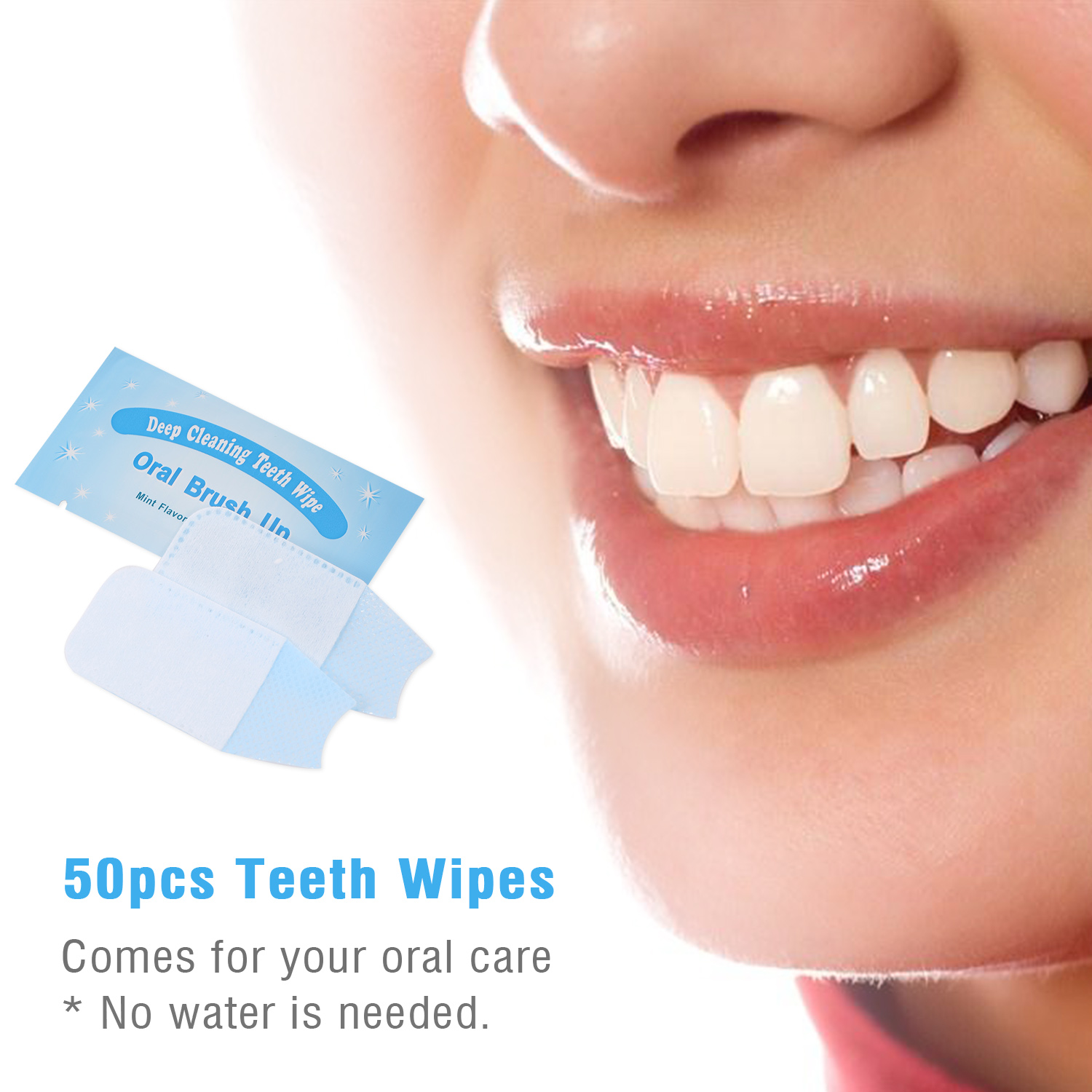 50 pçs/set descartável dentes  - Teeth Whitening Brush avaliação e preço