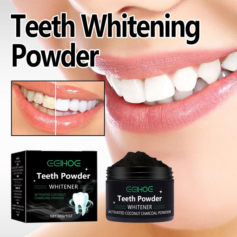 Esquivo dental em pó carvão/so - Teeth Whitening Baking Soda avaliação e preço