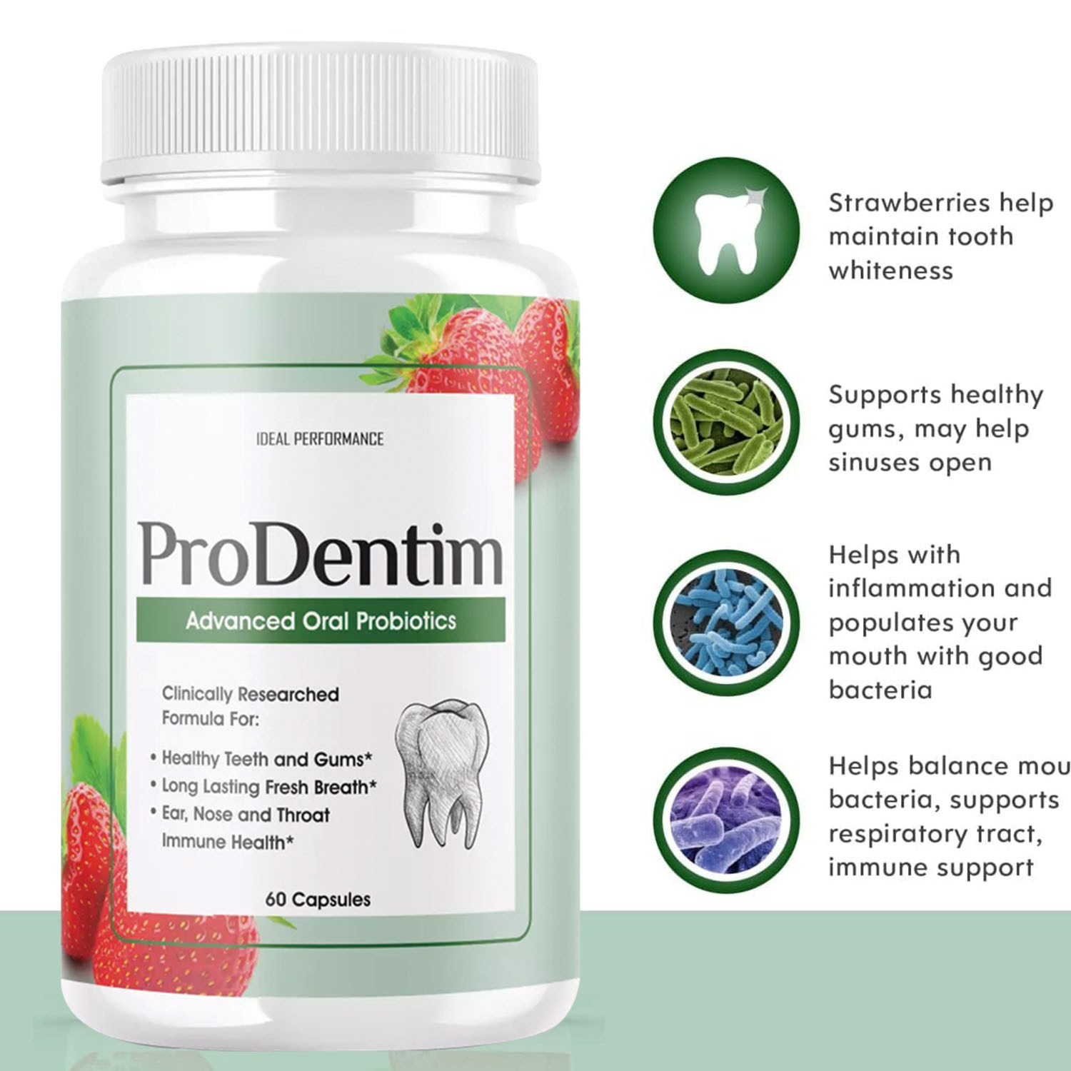 Probióticos orais avançados -  - Teeth Whitening Gum avaliação e preço
