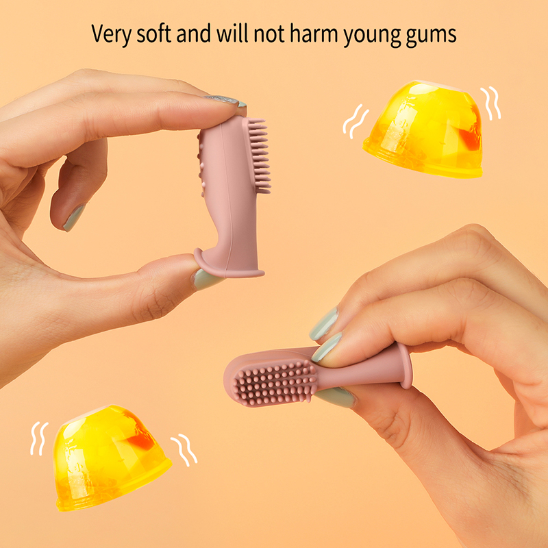 Bebê macio dedo escova de dent - Teeth Whitening Brush avaliação e preço