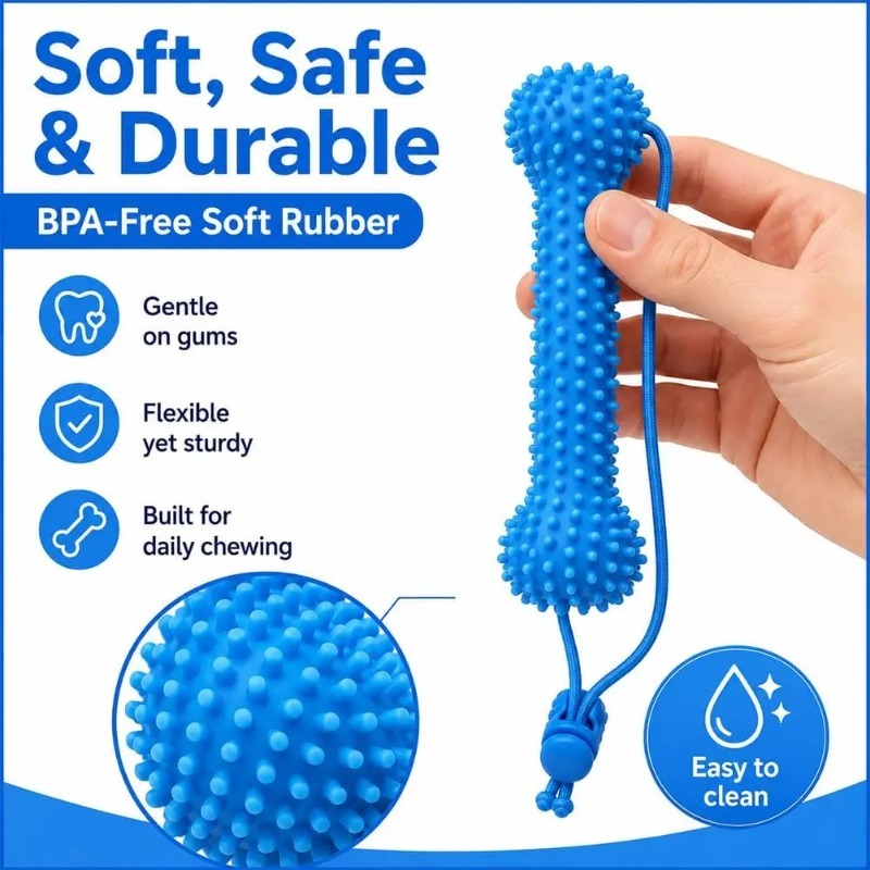 Brinquedo Dental Canino de Açã - Teeth Whitening Brush avaliação e preço