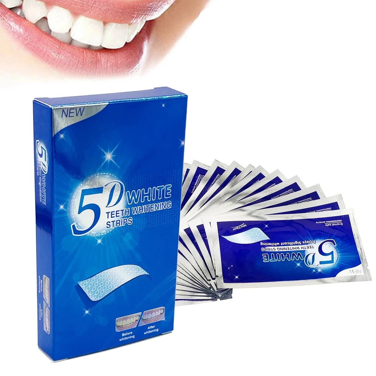 Tiras de Gel Clareador Dental  - Teeth Whitening With Peroxide avaliação e preço