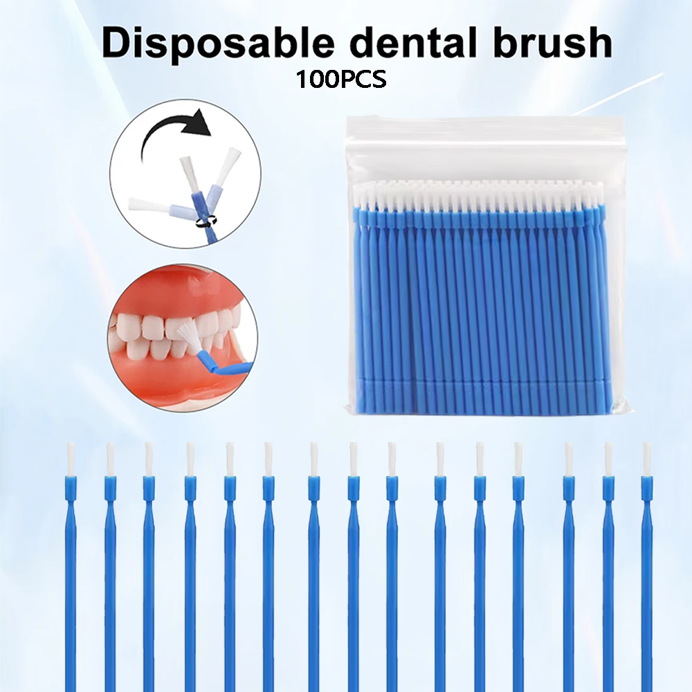 100 Unidades de Escovas Micro  - Teeth Whitening Brush avaliação e preço