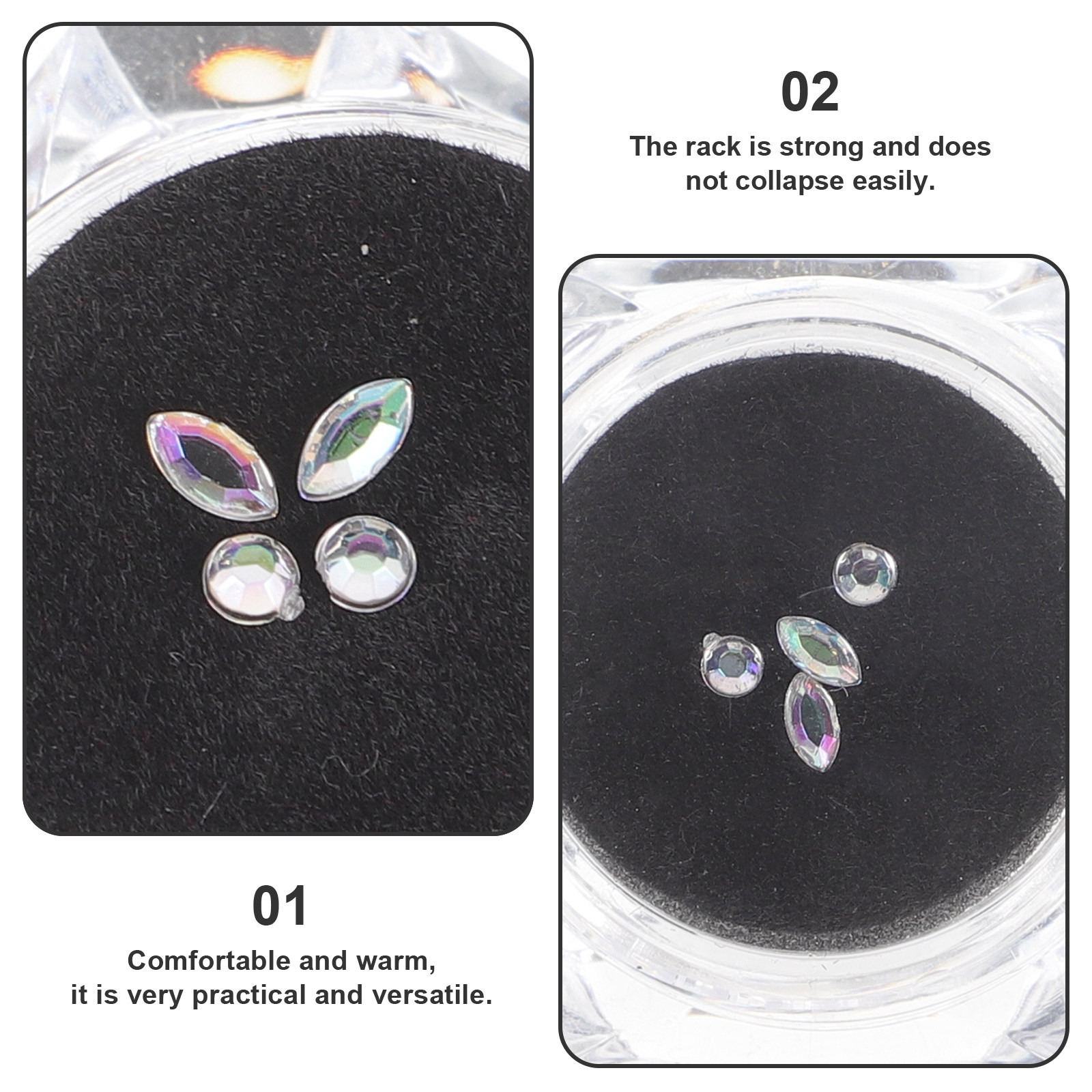 1 conjunto de pedras de strass - Tooth Gem Kit avaliação e preço