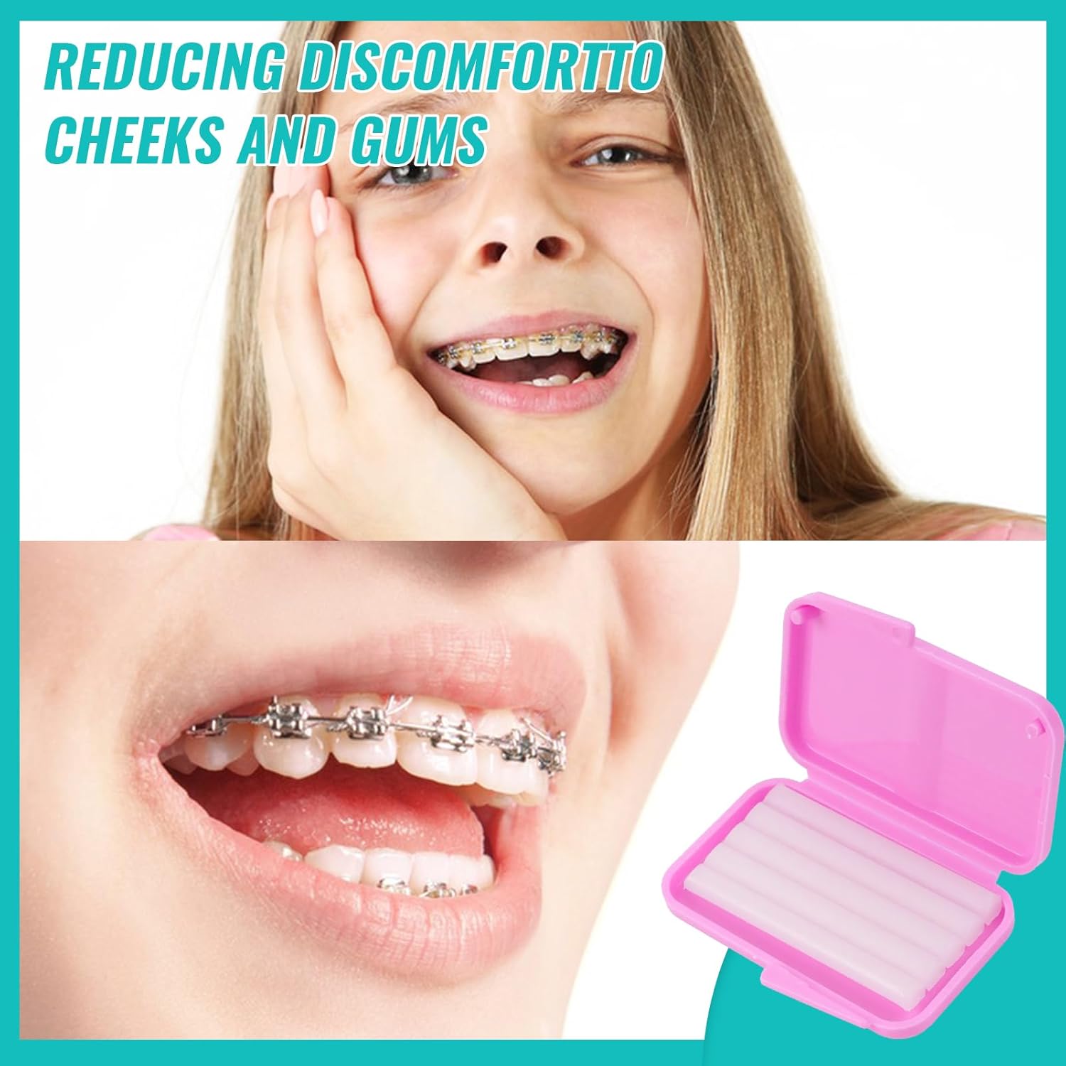 10 caixas de cera ortodôntica  - Teeth Whitening Gum avaliação e preço