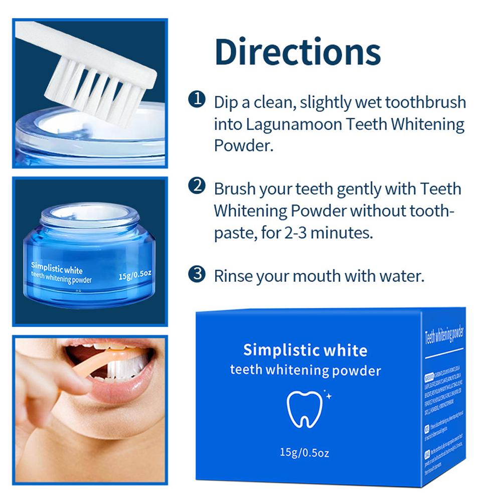 Pó Clareador de Dentes Simplif - Teeth Whitening Q&M avaliação e preço