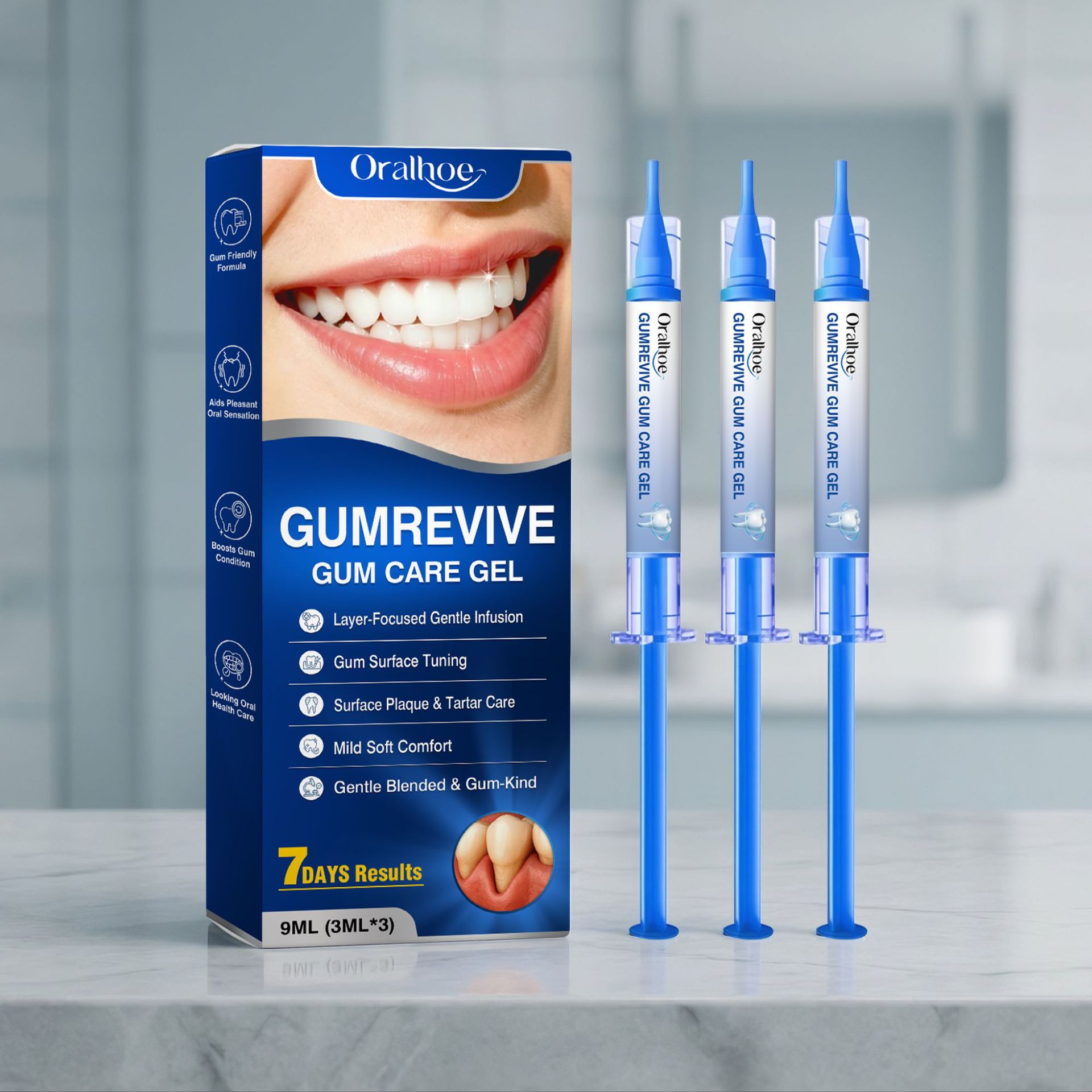 Gel para Cuidado Oral 3 Peças, - Teeth Whitening With Peroxide avaliação e preço