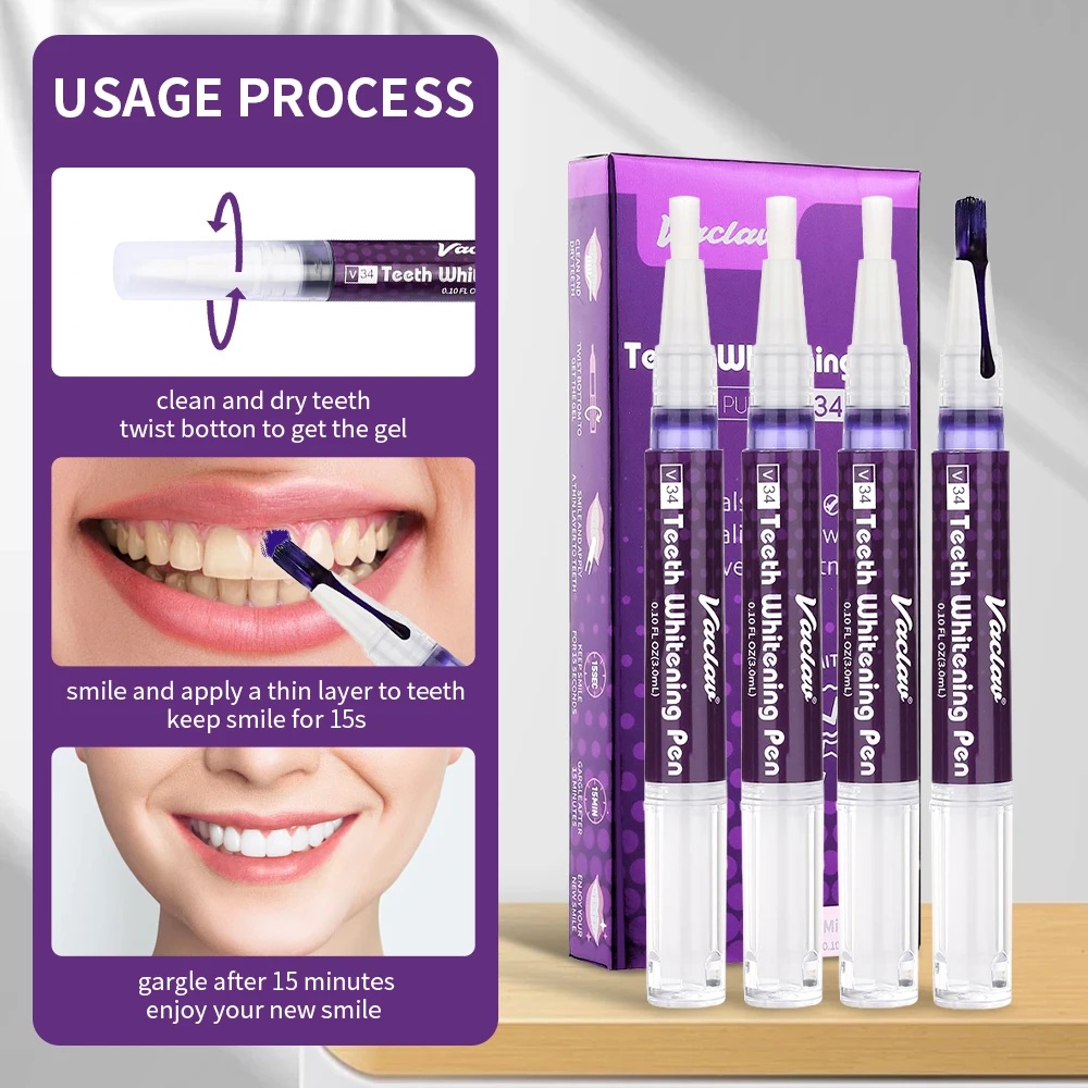 Caneta de Gel Clareadora de De - Teeth Whitening With Peroxide avaliação e preço